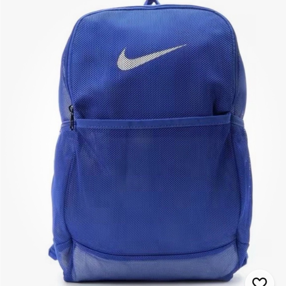 New NIKE Brasilia Mesh Backpack Blue NWT